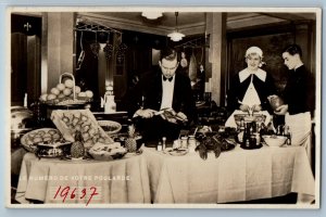 Copenhagen Denmark Postcard Nordland Hotel & Restaurant c1940's RPPC Photo