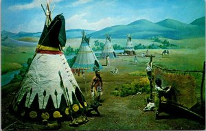 Connecticut, Stamford - Indians Of The Plains Diorama - [CT-177]