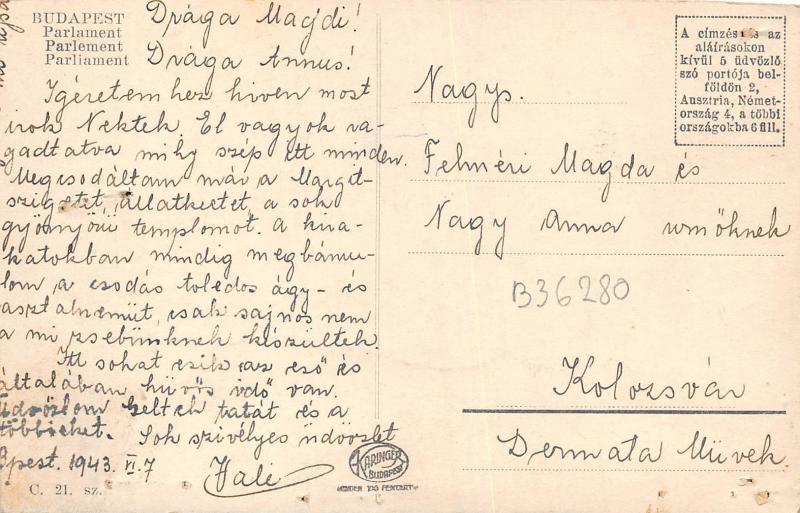 B36280 Budapest Parliament   hungary