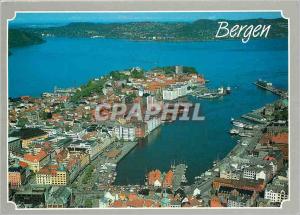 Postcard Modern Bergen Norway