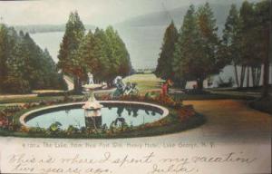 Lake George NY Hotel c1910 Postcard