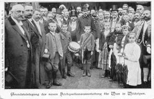 Wildapen to Vienna~Ceremony~Laying Foundation Stone For Spring Water Supply~c190