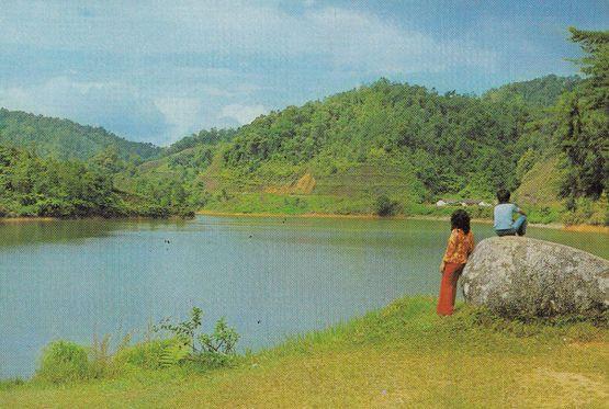 Ringlet Lake Powering Hydro Electric Power Station 1970s Scottish Postcard