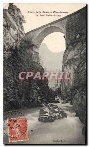 Old Postcard Route Grande Chartreuse Le Pont Saint Bruno