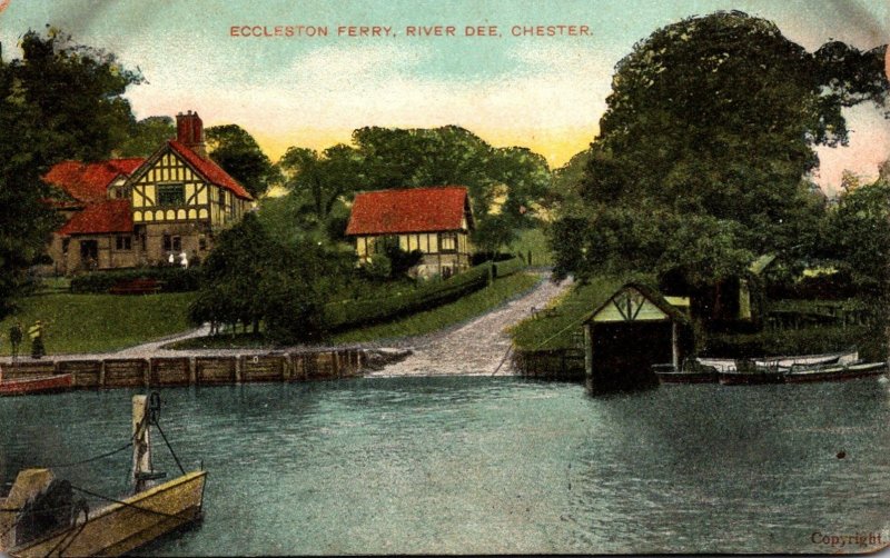 England Chester Rvier Dee Eccleston Ferry