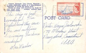 Ocean Monarch Furness Line Ship Postcard