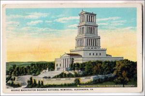 George Washington Masonic Nat memorial, Alexandria VA