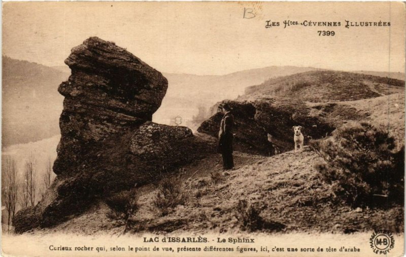 CPA Lac d'ISSARLES - Le Sphinx (484967)