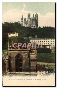 Postcard Old Lyon Notre Dame de Fourviere The Apse