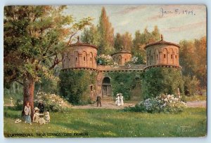 1910 Luxembourg England Trois Glands Drei Tuck Oilette Weitte Welt 797 Postcard