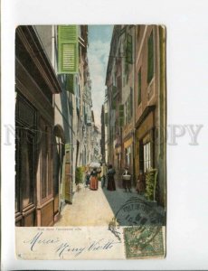 3173426 FRANCE NICE rue dans l'ancienne ville Vintage postcard