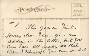 Ashland OR SP Southern Pacific RR Train Depot Station c1910 Postcard