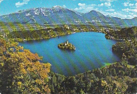 Yugoslavia Slovenija Bled Panorama