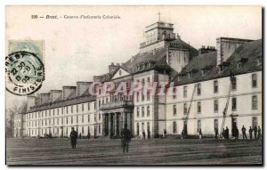 Postcard Old Barracks Brest Colonial Army Infantry D