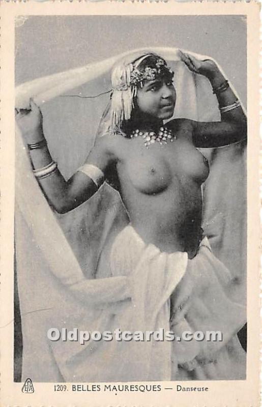 Belles Mauresques Danseuse Arab Nude Unused 