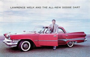 Postcard 1960s Lawrence Welk Dodge Dam automobile Advertising 24-65