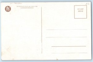 Philip Boileau Signed Artist Postcard Yesterday Victoria Girl Floral Bonnet