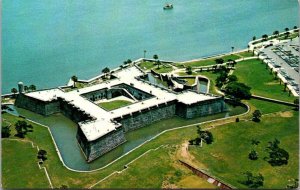 Florida St Augustine Aerial View Castillo De San Carlos National Monument