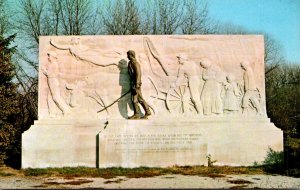 Indiana Vincennes Abraham Lincoln Monument On Banks Of Wabash River