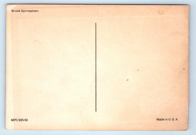 BRUCE SPRINGSTEEN  Musician - Rock & Roll  4x6  Postcard