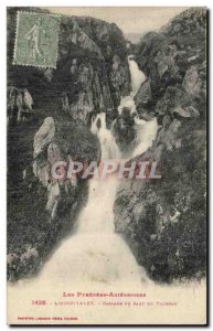 L & # 39Hospitalet Old Postcard Bull Leaping Waterfall
