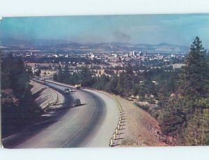 Unused Pre-1980 PANORAMIC VIEW Spokane Washington WA i0255@