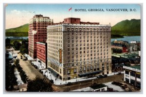 Georgia Hotel Devonshire Apartments Vancouver BC Canada DB Postcard B14