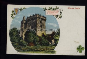 TQ3848 - Ireland - An early view, Blarney Castle/Stone Verse, Co.Cork - postcard