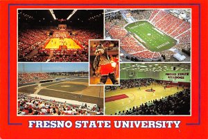 Football Stadium Postcard Fresno State University Fresno, California , USA Un...