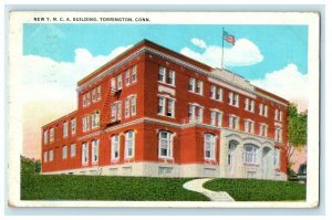 1934 New Y.M.C.A Building Torrington Connecticut CT Vintage Postcard 