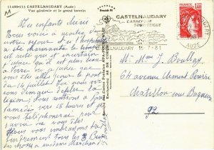 CPM Castelnaudary Vue generale et le grand bassin FRANCE (1013546)