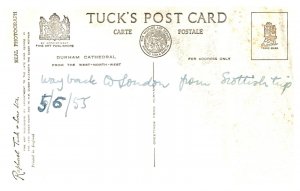 Postcard  UK ENG Durham Cathedral - Tuck RPPC