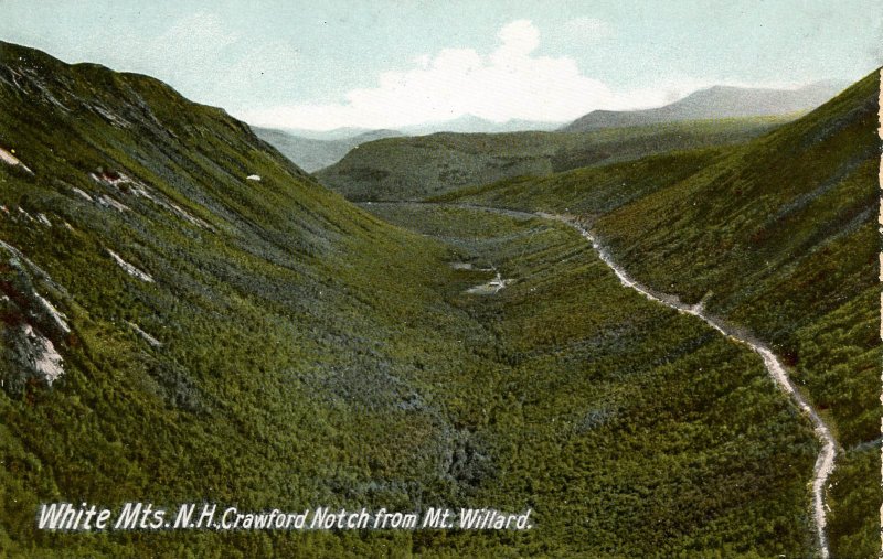 NH - Crawford Notch. View from Mt. Willard