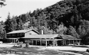 RPPC BIG SUR LODGE Monterey County, California c1950s Vintage Laws Photo