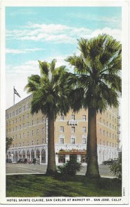 Hotel Sainte Claire San Carlos at Market Street San Jose California