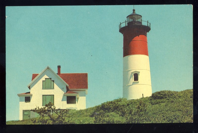 Eastham, Massachusetts/MA/Mass Postcard, Nauset Light/Lighthouse