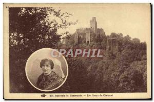 Old Postcard Remembrance Limousin The Towers of Chalucet Cap Folklore