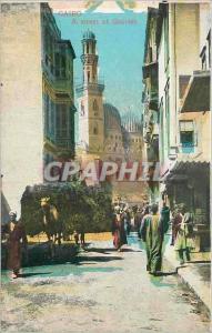 CPA Cairo A street at Gourieh