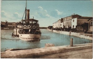 CPA Ile de RÉ-Port de St-MARTIN-Départ du Vapeur pour La ROCHELLE (45412)