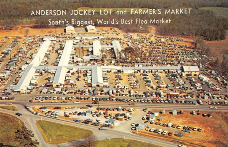 Anderson South Carolina Anderson Jocket Lot and Farmers Market Postcard AA31227