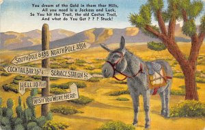 You hit the Trail Donkey Unused 