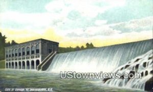 Dam - Hinsdale, New Hampshire NH Postcard