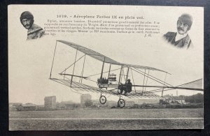 Mint RPPC Real Picture Postcard Early Aviation Airplane Ferber IX In Flight