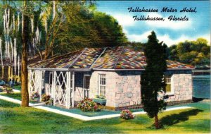 Tallahassee, FL Florida  TALLAHASSEE MOTOR HOTEL Roadside US 27 Motel  Postcard