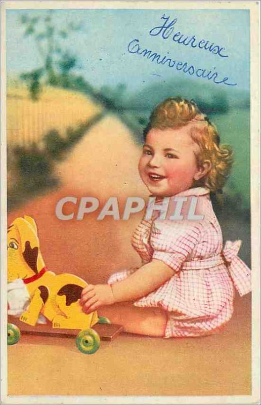 Postcard Old Child