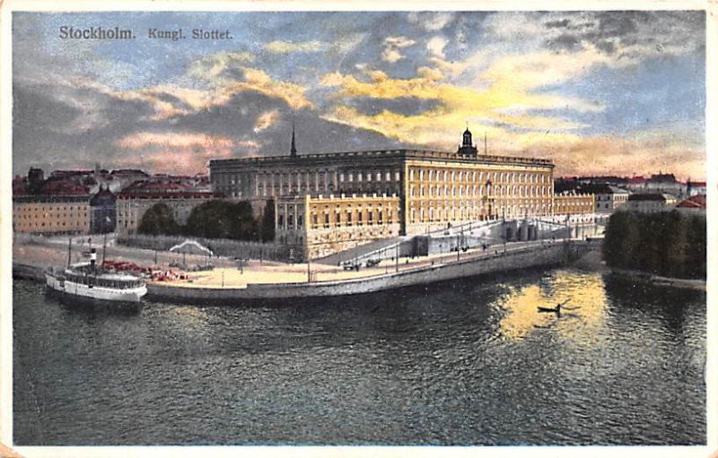 Kungl Slottet Stockholm Unused 