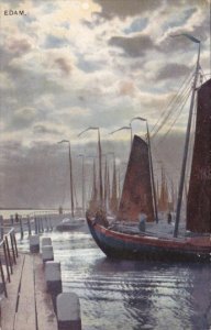 Netherlands Edam Harbor Scene