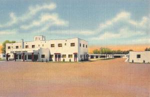 Albuquerque New Mexico Casa Grande Lodge Linen Antique Postcard K15172 