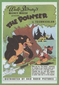 Walt Disney The Pointer Mickey Mouse Hunting Film Poster Postcard