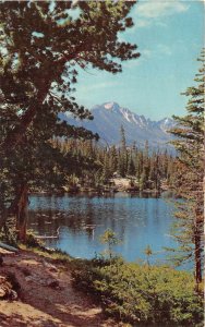 Lot 32 beautiful nymph lake with long s peak usa Rocky Mountain   colorado